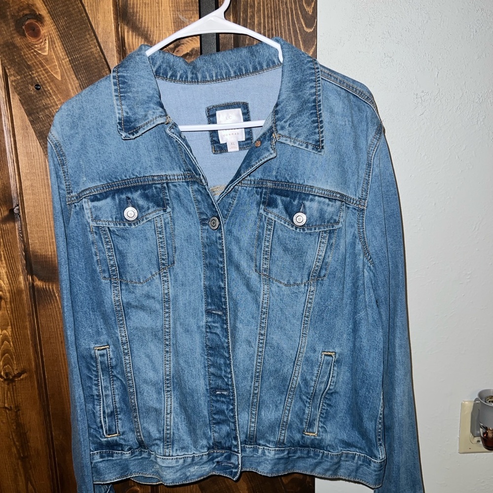 LC Lauren Conrad Blue Jean Jacket Classic Style